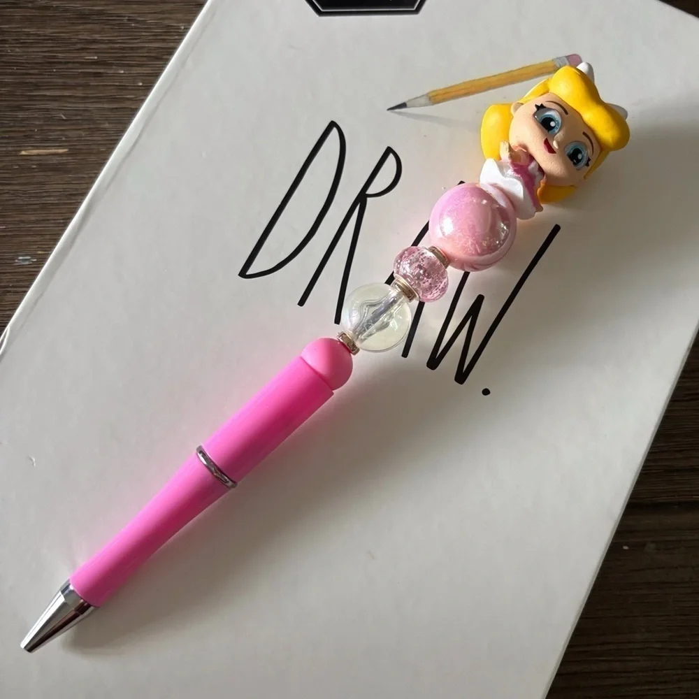 Disney Doorables: Cinderella: Cinderella Ballerina handmade beaded pen